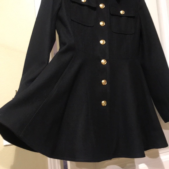 Laundry by Shelli Segal Military Wool Peacoat - Picture 4 of 8